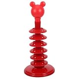 Espositore Lecca Lecca a 6 Livelli 12 Fori in PP Rosso a Forma Circolare