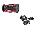 Mit integrierter Bluetooth-Technologie, AUX-Eingang, USB-Anschluss und Lademöglichkeit für Smartphones, Tablets