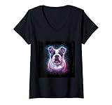 Photo Gallery donna bulldog inglese con forti colori d acqua maglietta con collo a v Photo Gallery donna bulldog inglese con forti colori d acqua maglietta con collo a v