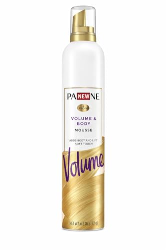 Pan~tine Volume & Body Hair Mouse Pro-V Nutrient-Rich Formula for Fullness Lightweight Non-Sticky Finish 6.6 fl oz (187 g)