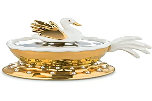 Alessi Narciso Decorazione, Porcellana, Decorata a...