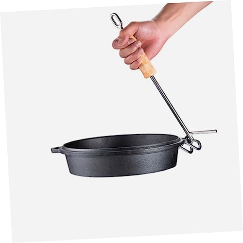 Support de casserole et lifter de couvercle pour vos soirées feu de camp - 7