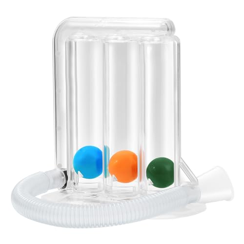 Breathing Exercise Device for Lungs, Exerciser, Non-Measuring - Breathing Trainer, 3‑Ball Design...