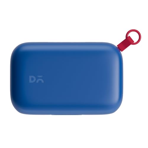 Image of DailyObjects Electric Blue Park Tech Organiser | Travel Digital Accessories Storage Bag | Compact Travel Case for Camera Cables, Chargers, Memory Cards & Accessories | Durable & Stylish Storage Pouch