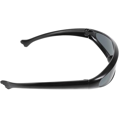 Image of TOYANDONA Futuristic Wrap around Sunglasses for Men with UV Protection and Secure Fit, Lightweight PC Material Sports Glasses for Outdoor Activities and Cycling