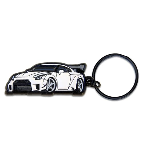 SR1 Performance Fast and Furious Racing Keychains - Officially Licensed Key Chains - Special Edition Automotive Key Ring (R35 GTR)
