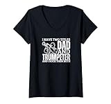 Photo Gallery donna trumpeter and dad proud funny men tromba maglietta con collo a v Photo Gallery donna trumpeter and dad proud funny men tromba maglietta con collo a v
