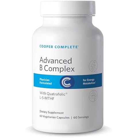 Advanced B Complex. 60 Vegetarian Capsules. Pack of 1. 60 Servings Cover