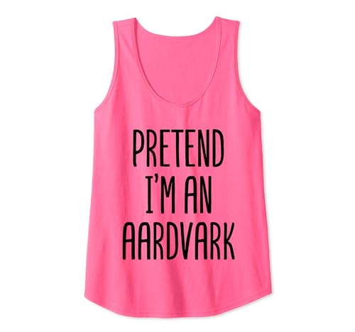 Disfraz de Halloween de Pretend I'm an Aardvark Camiseta sin Mangas