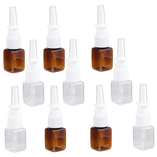 Baluue 50 Pcs Rhinitis Spray Bottle White Spray Bottle Plastic Spray Bottles Plastic To Go Containers Nasal Sprayers Vial Nasal Spray Container Saline Water Sprayer Spray Mister Bottle #TOP2