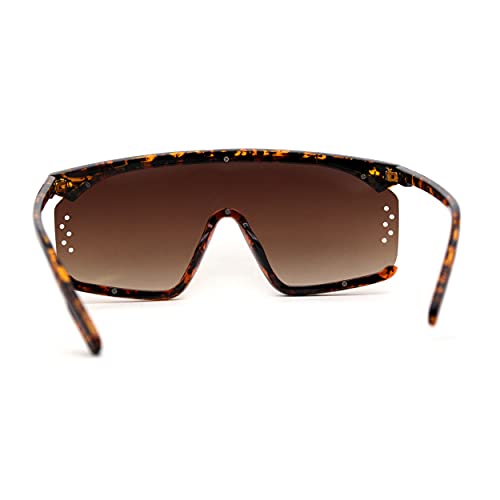 Flat Top Side Vent Mono Block Lens Shield 80s Sport Sunglasses4