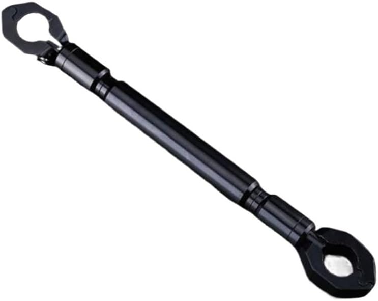 クロスバーバランス オートバイハンドルバークロスバー強化太いハンドルバーフロントバランスバー強化オートバイ改造パーツ(Black)