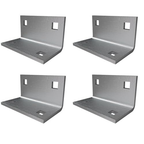 dock inside corner plate 4 pcs stationary dock galvanized steel inside corner 534x27534x27534 heavy duty boat inside corner plate with 1234 holes thickness 6mm - no carriage bolts
