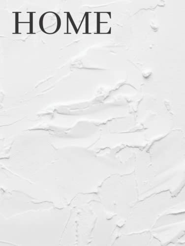 White Home Paint Stroke Decorative Home Staging Book: For Console table, End table Coffee table, Bookshelf Display & Show Home - Design on Spine 11x8inch
