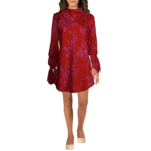 Robe courte en satin rouge Free People pour vos soirées d'été