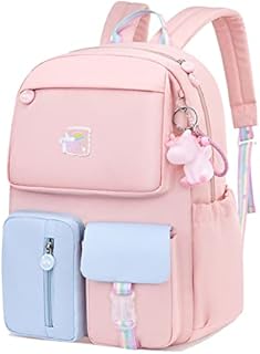 MOREASE Unicorn School Backpack, Childrens Backpack for school Big Capacity Primary School Rucksack Bag, Kids Backpack Casual Daypack for Teen Girls