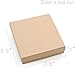 Switory 20pcs Cajas de regalo de joyería, 9x9x2,5cm Cajas de papel cuadradas...