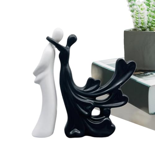 Decorazione versatile per la casa: questa statua multifunzionale aggiunge fascino ed eleganza a qualsiasi stanza. Perfetto per il soggiorno, la camera da letto, o come centrotavola per qualsiasi spazio romantico, questo pezzo migliora senza sforzo l'atmosfera con la sua atmosfera rilassante e romantica