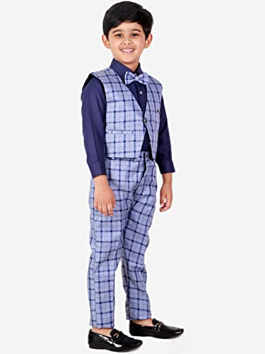 Image of Pro-Ethic Style Developer Boy's Cotton 3 Piece Suit for Boys | Kids Wear Suit Set Coat, Pant, & Shirt (S-124)