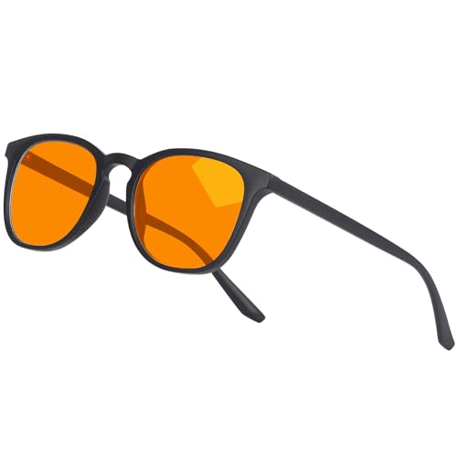 Ymmott Gafas Filtro Luz Azul - Gafas Antifatiga para Ordenador y Gaming, Antirreflejantes con Protección UV400, Ligeras para Hombre y Mujer