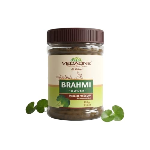 Image of VEDAONE Brahmi Powder (Bacopa monnieri) 100g | Ayurvedic Herbal Powder | Traditionally Used for Memory & Cognitive Wellness