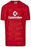 bayern retro trikot commodore - HOCHWERTIG VERARBEITET - 100% Polyester