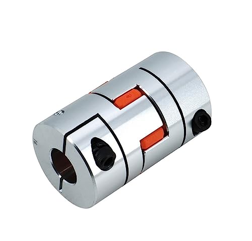 Rigid coupling,Stainless steel rigid coupling 1pcs D35L60 Coupler CNC Aluminium Plum Flexible Shaft Coupling Stepper Motor Connector(8x16)