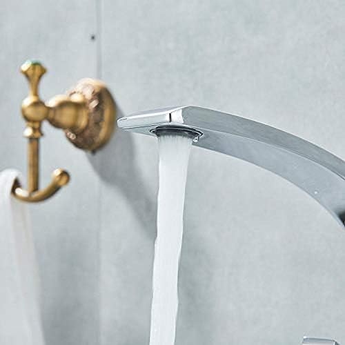 Basin Faucets Bathroom Mixer Tap Brass Washbasin Faucet Chrome Polish Single Handle Single Hole Basin Sink Crane Tap