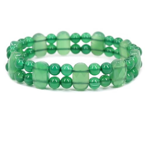 Bracelet extensible Keleny en pierres naturelles ovales pour éviter les fermoirs