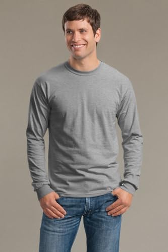 Image of Cotton 6 oz. Long-Sleeve T-Shirt (G240)