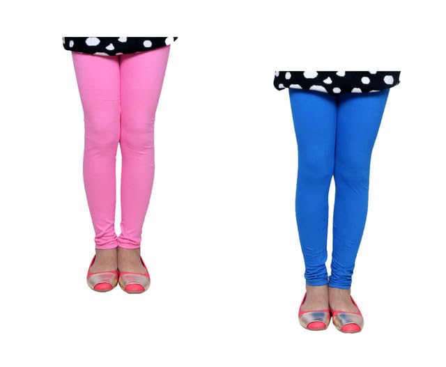 Image of KAYU Girl's Full Length Cotton Leggings Pants Pack of 2