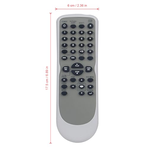 Télécommande NF107UD infrarouge haute précision pour TV CRT Sylvania 6513DG - 3