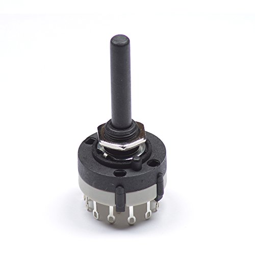 Interruttore girevole 2 circuito/6 posizioni da