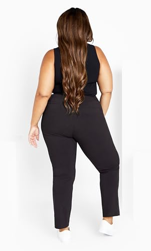 Women's Super Stretch Zip Pant Black2
