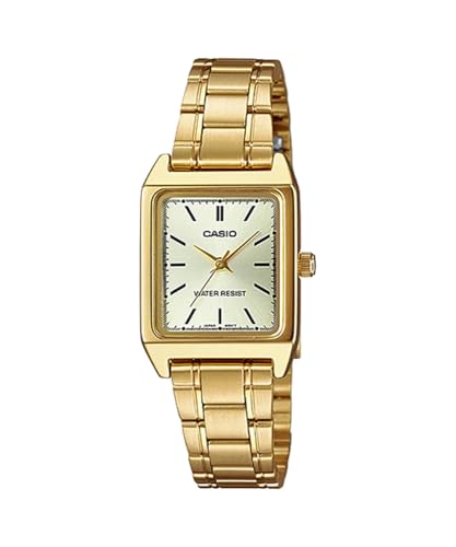 Casio LTP-V007G-9E ���f�B�[�X �����` �S�[���h�g�[�� �X�e�����X�X�`�[�� �S�[���h�C���f�b�N�X �_�C���� �h���X�E�H�b�` �S�[���h