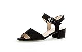 Gabor 42.910 Damen Sandalen,Riemchensandalen,Sandalette,Sandalette,Sommerschuh,Sommersandale,Absatz,Frauen,schwarz (OBL)(schwarz)