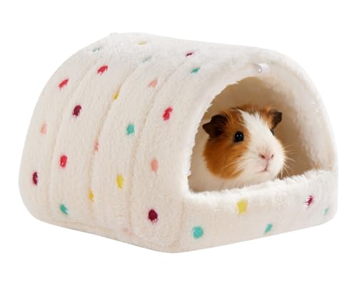 Rodizoo Warming Guinea Pig Hideout Guinea Pig House Washable Hamster House Small Animal Hideout Cage for Hamsters Chinchillas Hedgehogs Ferrets Bearded Dragons