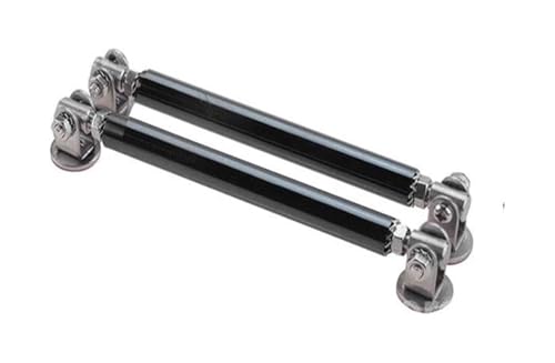 Becquet séparateur lèvre pare-chocs avant arrière avec tige de support noire universelle 10cm