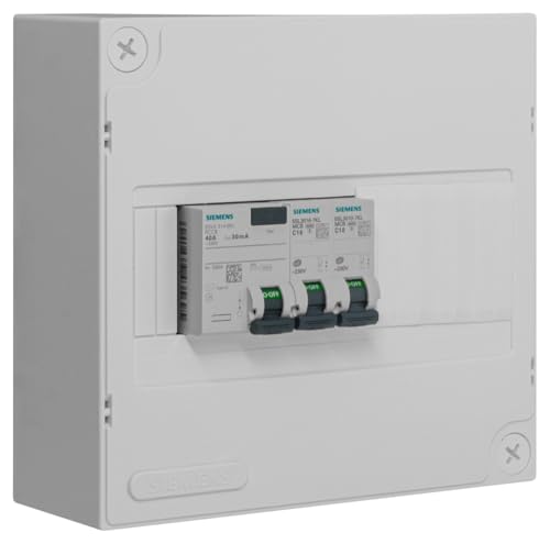 Tableautin pré-équipé 1 inter. diff. 40A type AC + 2 disjoncteurs