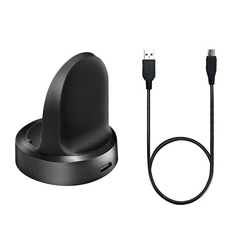 Image of SKEIDO Wireless Fast charger compatible with Samsung Gear S3 Classical Frontier Portable Charging Dock Samsung Gear S3 /S2 Charge Dock