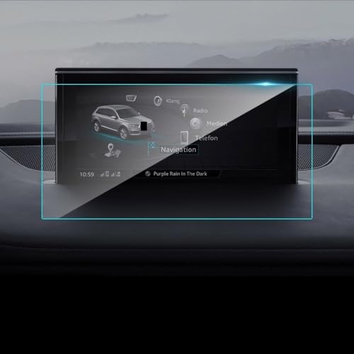 Film protection écran GPS voiture verre trempé accessoires auto Q5 Q7 A4 A5