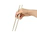 Restaurantware-Bambuddha 8.3 Inch To Go Twin Chopsticks, 100 Durable Bamboo Chopsticks - With Paper Sleeve, Bamboo Premium Chopsticks, For All Kinds Of Foods, Ideal For Cafes And Restaurants