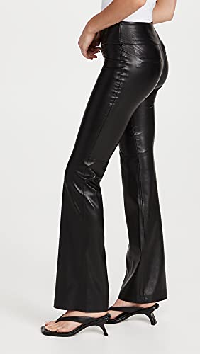 alice + olivia Women's Olivia Vegan Leather Pants4