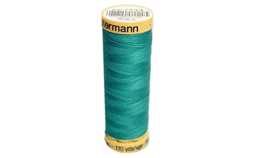 Hilo de algodón Gütermann 100m azul teal miniatura 1