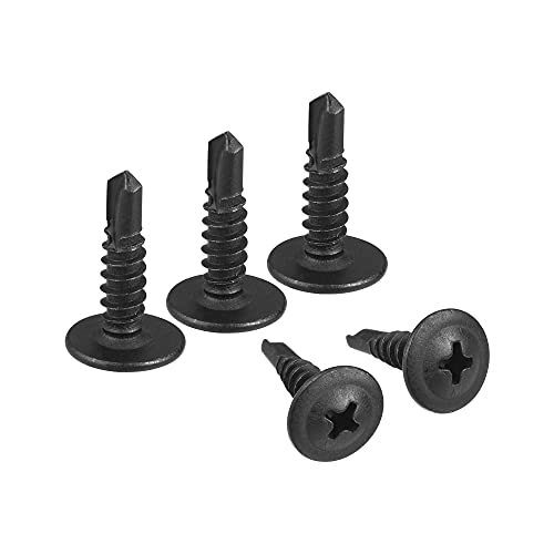 Vis autotaraudeuses acier carbone noir #8 x 5/8" à empreinte cruciforme net