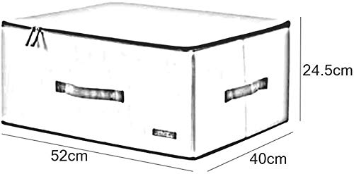 Boîte de rangement de ménage grand format en textile pliable MU beige