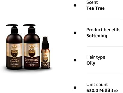 BE MY BEARD Beard Shampoo/Conditioner and Face Moisturiser Oil Complete Triple Pack