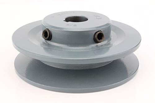 Bk34-5/8 Fixed Bore V-Belt Pulley, Type 5/8" Finished Shaft, 3.55" Outside Diameter, 1 Belt Groove #TOP1