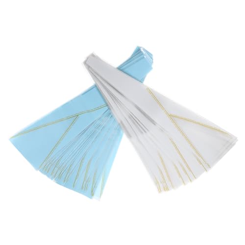 FOMIYES 50pcs Single Rose Sleeve 2 Packs Flower Wrapping Materials Easy to Use for Festivals