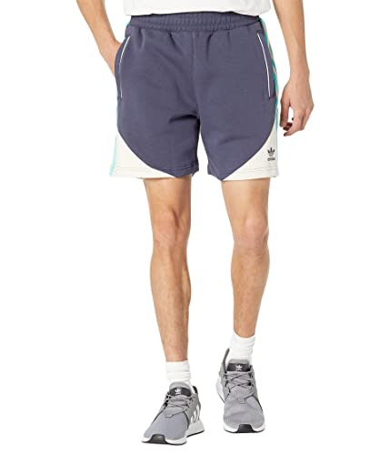 Short en polaire Superstar doux et chaud avec bandes blanches contrastées authentiques